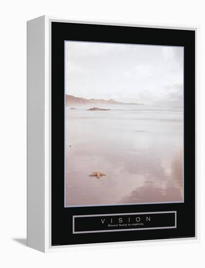 Vision-null-Framed Stretched Canvas