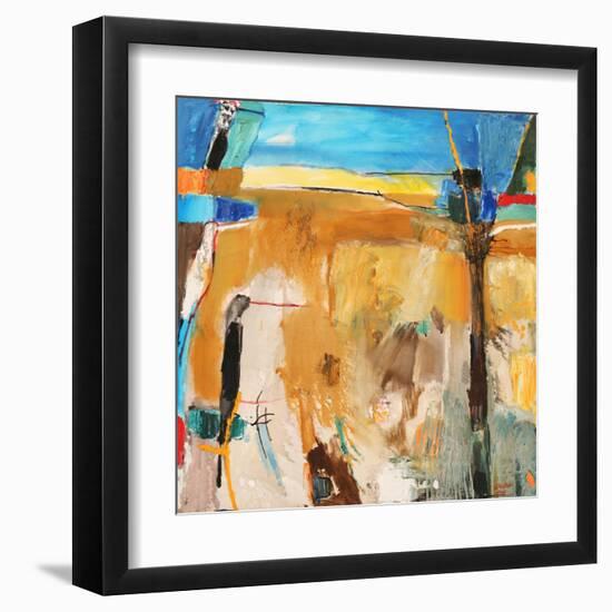 Vision-Falah Al Ani-Framed Art Print