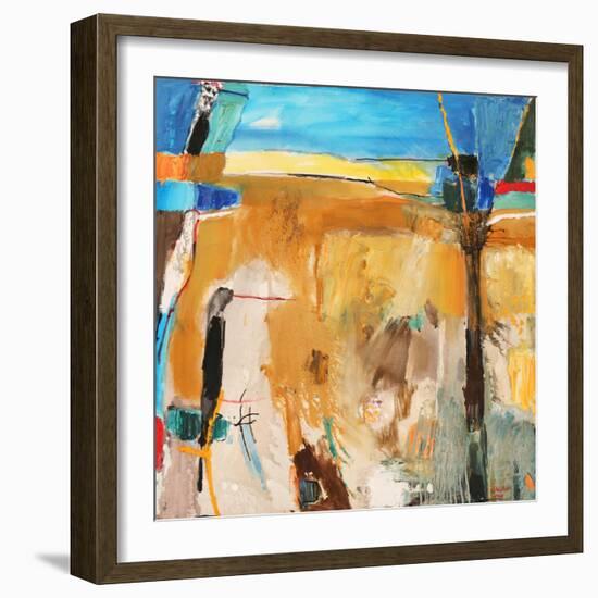 Vision-Falah Al Ani-Framed Art Print