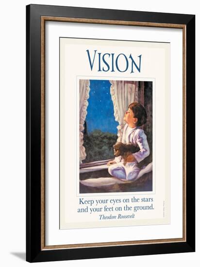 Vision-null-Framed Art Print