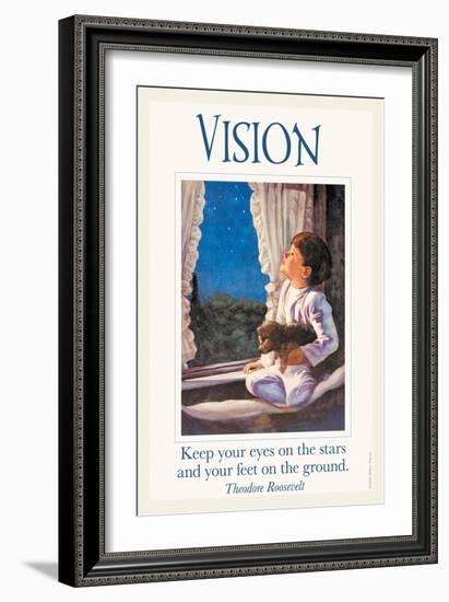 Vision-null-Framed Art Print