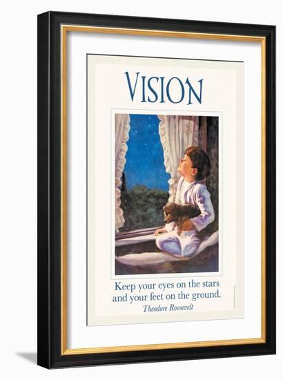 Vision-null-Framed Art Print