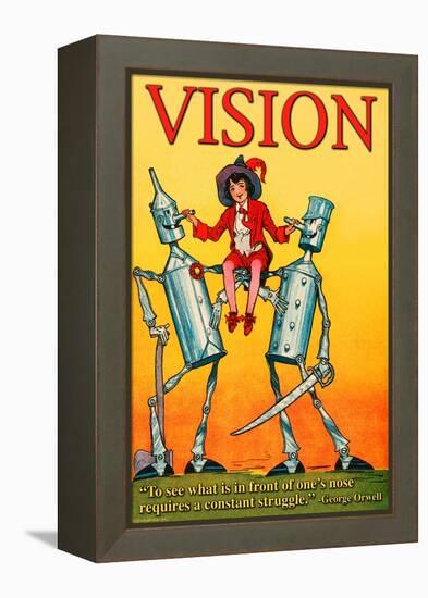 Vision-Wilbur Pierce-Framed Stretched Canvas