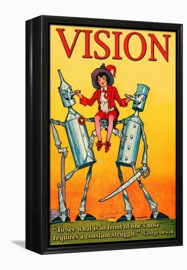 Vision-Wilbur Pierce-Framed Stretched Canvas