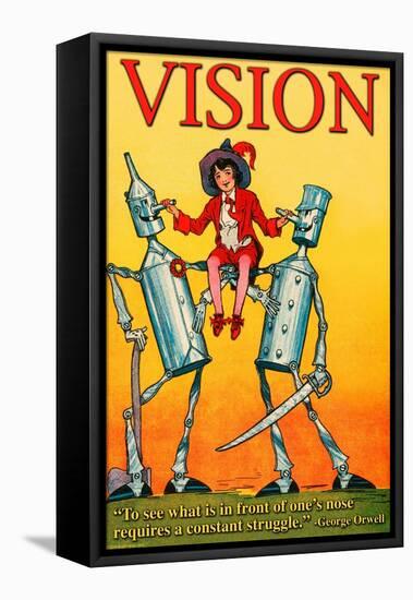 Vision-Wilbur Pierce-Framed Stretched Canvas