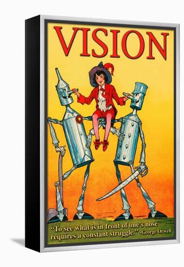 Vision-Wilbur Pierce-Framed Stretched Canvas