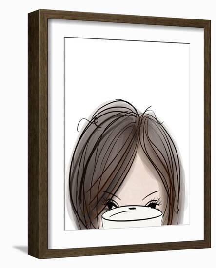 Visions of Hair Style II-Anna Quach-Framed Art Print