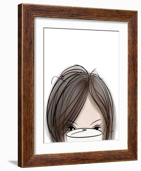 Visions of Hair Style II-Anna Quach-Framed Art Print