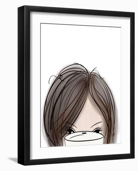 Visions of Hair Style II-Anna Quach-Framed Art Print