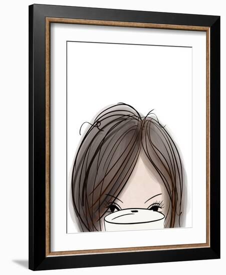 Visions of Hair Style II-Anna Quach-Framed Art Print