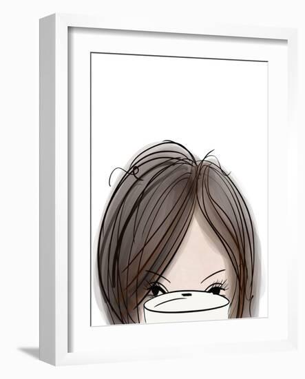 Visions of Hair Style II-Anna Quach-Framed Art Print