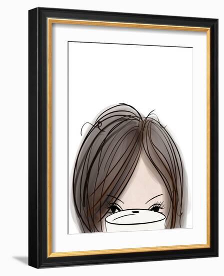 Visions of Hair Style II-Anna Quach-Framed Art Print