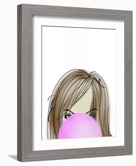 Visions of Hair Style III-Anna Quach-Framed Art Print