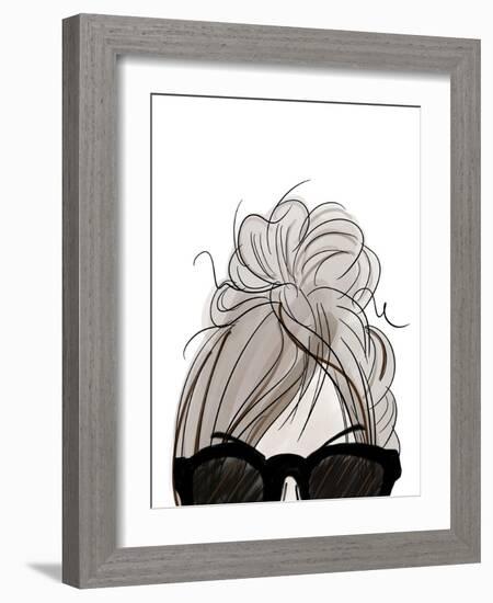 Visions of Hair Style IV-Anna Quach-Framed Art Print