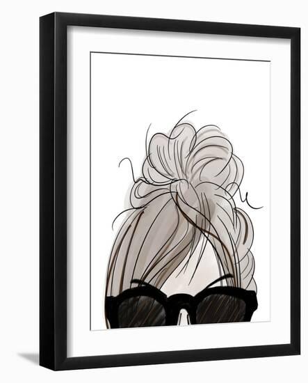 Visions of Hair Style IV-Anna Quach-Framed Art Print