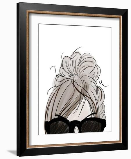 Visions of Hair Style IV-Anna Quach-Framed Art Print