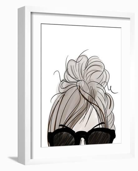 Visions of Hair Style IV-Anna Quach-Framed Art Print