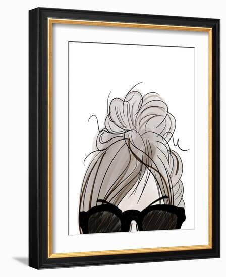 Visions of Hair Style IV-Anna Quach-Framed Art Print