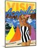 Visit Acapulco-The Saturday Evening Post-Mounted Giclee Print