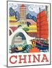 Visit China-The Saturday Evening Post-Mounted Giclee Print