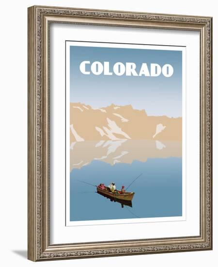 Visit Colorado-The Saturday Evening Post-Framed Giclee Print