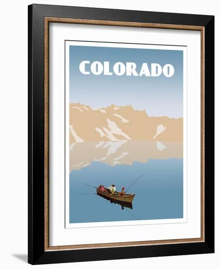 Visit Colorado-The Saturday Evening Post-Framed Giclee Print