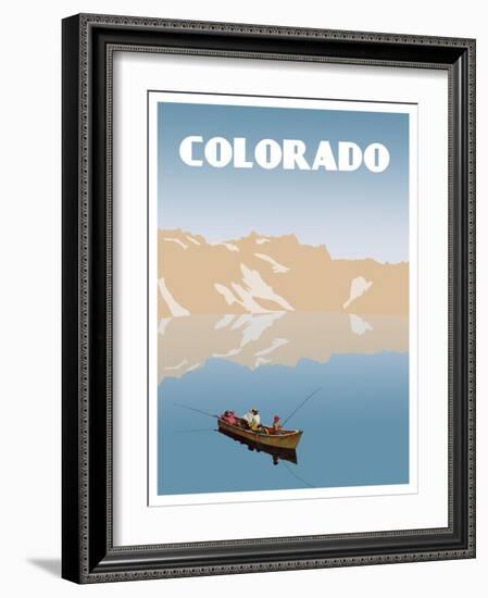 Visit Colorado-The Saturday Evening Post-Framed Giclee Print