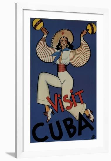 Visit Cuba-Conrado Massaguer-Framed Art Print