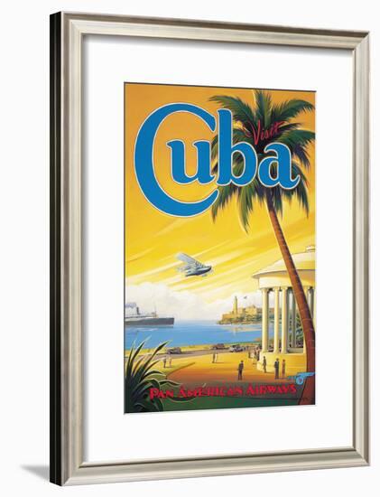 Visit Cuba-Kerne Erickson-Framed Giclee Print