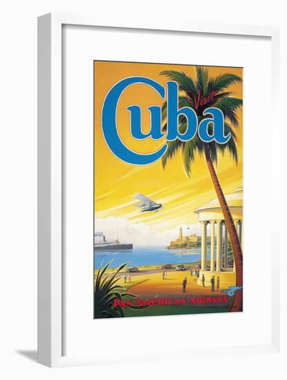 Visit Cuba-Kerne Erickson-Framed Giclee Print