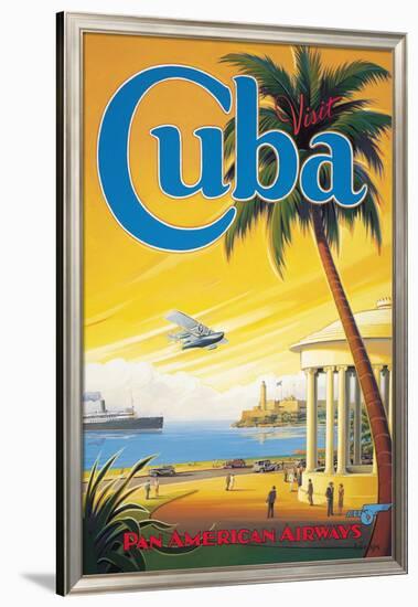 Visit Cuba-Kerne Erickson-Framed Premium Giclee Print