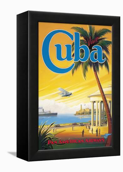 Visit Cuba-Kerne Erickson-Framed Premier Image Canvas