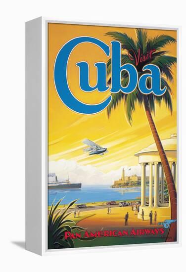 Visit Cuba-Kerne Erickson-Framed Premier Image Canvas