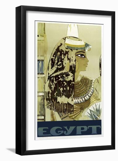 Visit Egypt Cleopatra-null-Framed Giclee Print