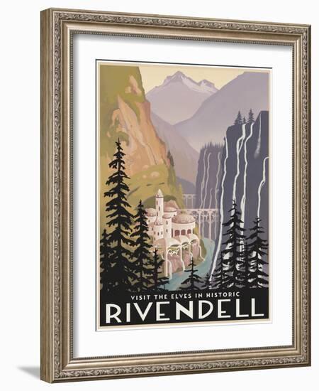 Visit Historic Rivendell-Steve Thomas-Framed Giclee Print