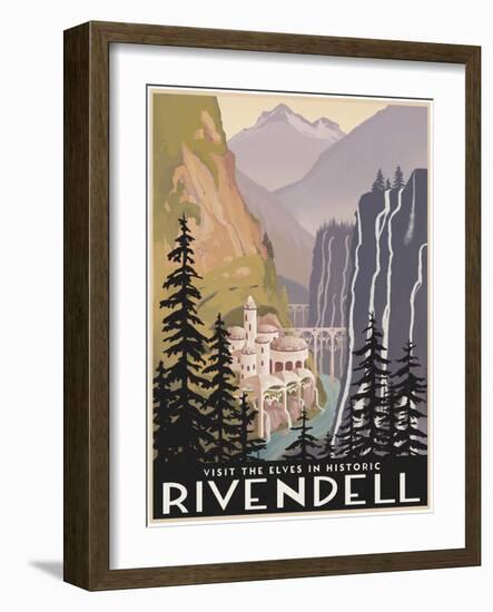 Visit Historic Rivendell-Steve Thomas-Framed Giclee Print