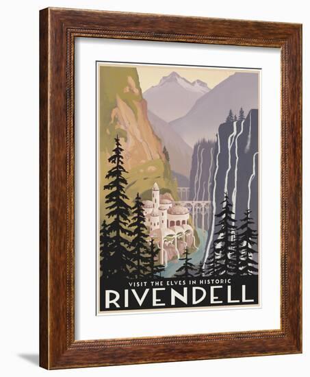 Visit Historic Rivendell-Steve Thomas-Framed Giclee Print