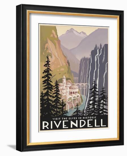 Visit Historic Rivendell-Steve Thomas-Framed Giclee Print