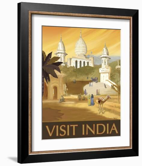 Visit India-Kem Mcnair-Framed Giclee Print