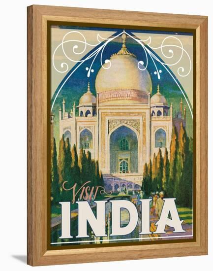 Visit India-null-Framed Premier Image Canvas