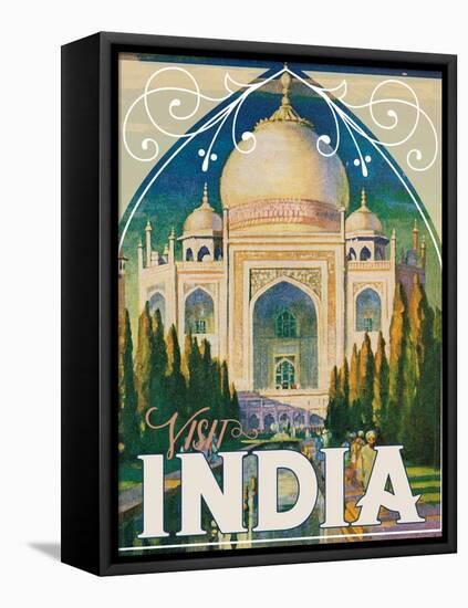 Visit India-null-Framed Premier Image Canvas