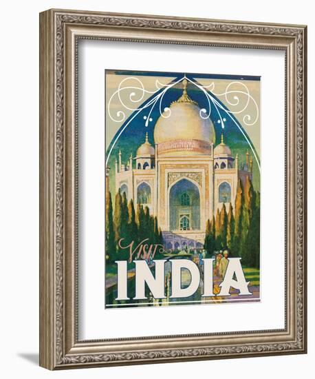 Visit India-null-Framed Giclee Print