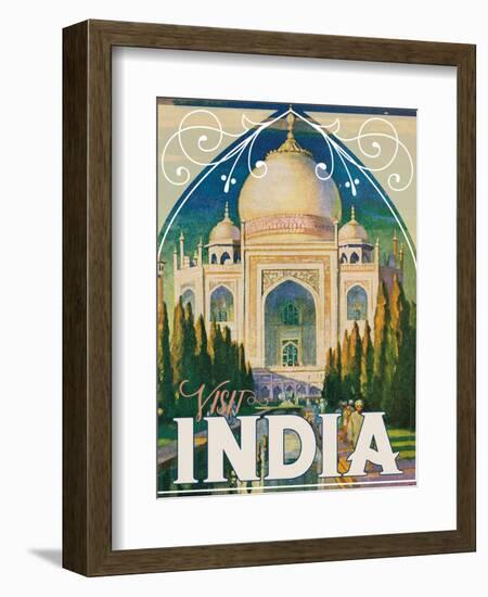 Visit India-null-Framed Giclee Print