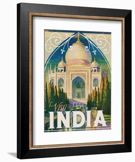 Visit India-null-Framed Giclee Print