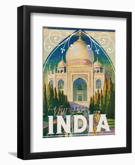 Visit India-null-Framed Giclee Print