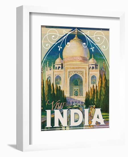 Visit India-null-Framed Giclee Print