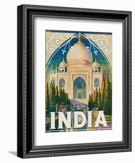 Visit India-null-Framed Giclee Print