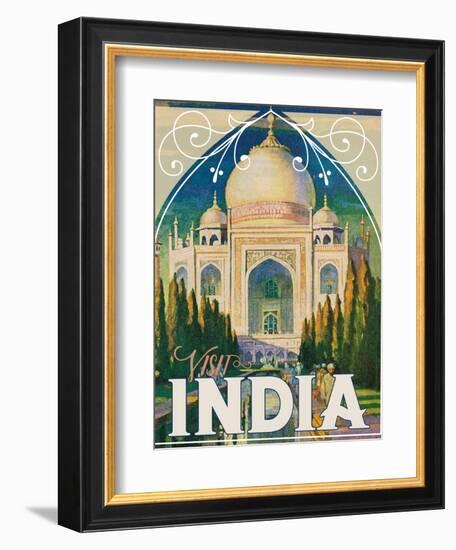 Visit India-null-Framed Giclee Print