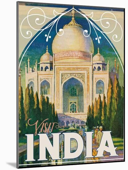 Visit India-null-Mounted Giclee Print