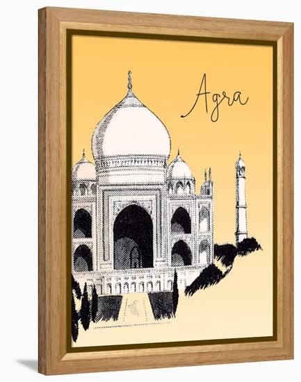 Visit India-The Saturday Evening Post-Framed Premier Image Canvas